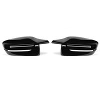 Door Wing Mirror Cover For BMW 3 Series G20 G21 G28 320d 330e 330i 340i 2019-2022 For M4 Style LHD RHD 2pcs Bright Black Side Wing Rearview Mirror Cover Caps(RHD-Bright black)