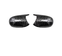 Door Wing Mirror Cover For BMW E90 E91 E92 E93 2006-2009 For M3 Style E80 E81 E87 Mirror Cover E90 Car Side Door Rearview Side Mirror Cover Cap(Forged Carbon Look)