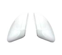 Door Wing Mirror Cover For Citroen For C3 2016 2017 2018 2019 2020 Car Replacement Rearview Side Mirror Cover Wing Cap Exterior Case Trim Parts Car Rearview Mirror Cap(Color:White)