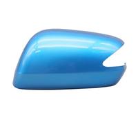 Door Wing Mirror Cover For Fit 2008 2009 2010 2011 2012 2013 Car Exterior Rearview Mirror Cover Mirrors Houng Shell Wing Cap(1pcs paris blue L)
