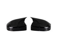 Door Wing Mirror Cover For Fit For Jazz For Shuttle For City 201-2018 Car Rearview Side Mirror Cover Wing Cap Door Housing Shell Trim(No Light Black)