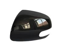 Door Wing Mirror Cover For Kia For Forte 2009 2010 2011-2017 Reversing Mirrors Cover Rearview Mirror Housing Color Painted With Lamp Type Mirror Cover Cap(1piece black left)