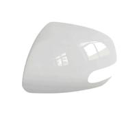 Door Wing Mirror Cover For Kia For Forte 2009 2010 2011-2017 Reversing Mirrors Cover Rearview Mirror Housing Color Painted With Lamp Type Mirror Cover Cap(1piece white left)