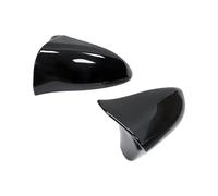 Door Wing Mirror Cover For LEXUS CT 2009-2022 A Pair M Horn Style Carbon Fiber Glossy Black Wing Rearview Mirror Cover Cap Case Trim(Gloss Black)