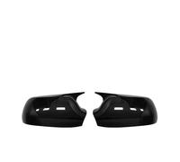 Door Wing Mirror Cover For Mazda 2 Demio 2002-2007 For Mazda 3 BK 2003-2009 For Mazda 6 GG 2003-2008 Car Outside Rearview Mirror Cover(Bright black)