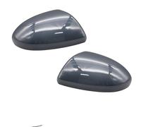 Door Wing Mirror Cover For Mazda 2 For Mio 2007 2008 2009 2010 2011 2012 2013 2014 External Rearview Mirror Cap Shell Wing Si Housing Cover(Deep Grey LH RH)