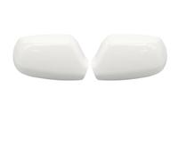 Door Wing Mirror Cover For Mazda 3 For BK For Axela 2003 2004 2005 2006 2007 2008 2009 Car External Wing Mirror Cap Rearview Cover Shell Housing(White LH RH)