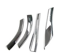 Door Wing Mirror Cover For Mustang 2015 2016 2017 2018 2019 2020 2021 2022 2023 2024 Rearview Mirror Base Decoration Cover(Chrome)