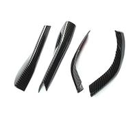 Door Wing Mirror Cover For Mustang 2015 2016 2017 2018 2019 2020 2021 2022 2023 2024 Rearview Mirror Base Decoration Cover(Carbon fiber grain)