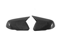 Door Wing Mirror Cover For Mustang 2015-2022 Car Rearview Mirror Cover Wing Side Mirrors Cap With/No Signal Light Door Mirror Cover Caps(3-Carbon Fiber Look)