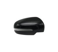 Door Wing Mirror Cover For Suzuki For Vitara For S-Cross 2016 2017 2018 Car Exterior Outside Rear View Wing Door Side Mirror Cover Cap Lid Shell Side Mirror Shell (Size : Black right side)