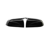 Door Wing Mirror Cover For Teslaes For Model 3 2017-2021 Car Rearview Side Mirror Cover Wing Cap Carbon Fiber Look Black Replacement(Gloss Black)