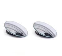 Door Wing Mirror Cover Suction Rearview Mirror Car Wing Mirror Covers | 2 Pcs Car Suction Cup 360 Degree Rotating Wide-angle Round Frame Blind Spot Mirror(2pcs Frameless C)