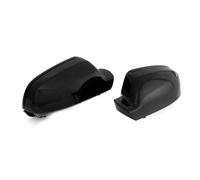 Door Wing Mirror Covers For A4 For B8.5 For S4 2011-2016 For A3 For 8P For A5 For S5 1 Pair Cover Cap With Lane Assist Glossy Black Side Wing
