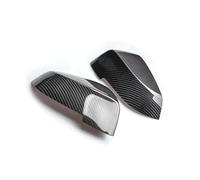 Door Wing Mirror Covers For BMW 5 6 7 Series F10 F11 F18 F07 F06 F12 F13 F01 F02 2PCS Car Rearview Side Mirror Covers Cap Replacement Real Carbon Fiber