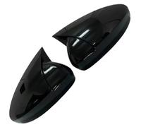 Door Wing Mirror Covers For FIAT For TIPO EGEA Saloon Hatchback Estate 2015-2022 2pcs Rearview Mirror Cover Side Wing Rear View Mirror Cover Glossy Black