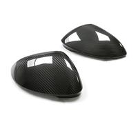 Door Wing Mirror Covers For Golf For 8 For VW For MK8 For R GTI Full Carbon Fiber Rear Side Mirror Covers Replacement With Or W/O Lane Assist 2020+(Without land assist)