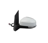 Door Wing Mirror Door Mirrors Assembly For Focus Mk2 2008-2011 White Heated Glass Lens Turn Signal Light Side Wing Car Accessories Wing Door Mirror(Left)