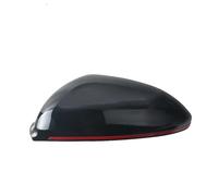 Door Wing Mirror For Chevy For Monza Side External Rearview Mirror Assy Lens Glass Turn Signal Light Lamp Lower Lid Shell Frame Cover Holder Rear View Mirror(No.2 Bk Shell L)