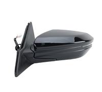 Door Wing Mirror For Civic 2016 2017 2018 2019-2021 Rearview Mirror Assembly Black Manual Folding Side Car Accessories Wing Mirror Assembly(1pc left 7pin)
