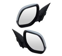 Door Wing Mirror For Mitsubishi For ASX 2010-2017 5 Pins Silver Gray With Heated Manual Folding Wing Mirror Assembly Wing Mirror Assembly(1 Piece right)