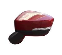 Door Wing Mirror For Mitsubishi For Eclipse For Cross 2018 2019 Car Outside Rearview Mirror With LED Turn Signal Light Side Rear View Mirror Wing Door Mirror(Red,Left)