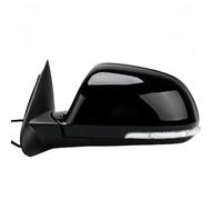 Door Wing Mirror For Skoda For Octavia 2009-2013 Car Rearview Mirror Assembly Heated Electric Folding 6 Wire/9 Wire Wing Door Mirror(Black,9pin left)