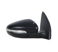 Door Wing Mirror For VW For Golf 6 For MK6 2009 2010 2011 2012 2013 Auto Mirror With Heated Rurn Aignal Lamp Left Right Car Rear View Assembly Side Door Wing Mirror(Black right)