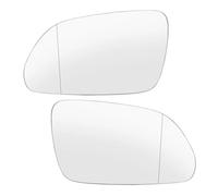 Door Wing Mirror For VW For Polo 9N 9N3 2005-2009 Left/Right Side Wing Mirror Glass Heated Convex Rear View Wide Angle Replacement Glass for Car Mirrors(Pair)