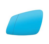 Door Wing Mirror Glass Blue Wing Mirror Glass Self-Adhesive Blind Spot Left Right Side Replacement For BMW F02 F07 F10 F18 E60 5 Series 7 Series(Left)