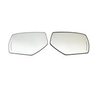 Door Wing Mirror Glass Compatible With Chevrolet For Silverado 2500 HD 3500 HD 2015 2016 2017 2018 2019 Car Left Right Heated Rearview Mirror Glass(A pair)