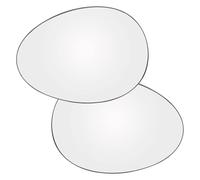Door Wing Mirror Glass Driver Passenger Side Wing Mirror Glass Heated Rear View For Mini For Cooper One For Countryman R55 R56 R57 R58 R59 R60 R61 07-14(Left and Right)