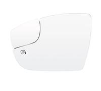 Door Wing Mirror Glass For Focus 2012 2013 2014 2015 2016 2017 2018 Driver Passenger Side Wing Mirror Glass Heated With Plate Clip On USA Version(Left)