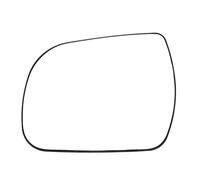Door Wing Mirror Glass For Toyota For Sienna Car 2011-2019 Mirror Glass Left Right Driver Side Rearview Heated Function Waterproof Large White