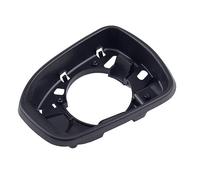 Door Wing Mirror Glass Frame Surround Trim Left/Right Side For Ford Mondeo MK5 2013 2014 2015 2016 2017 2018 2019 Wing Mirror Frame Cover (Size : Black Left)