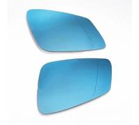 Door Wing Mirror Glass Heated For E81 E88 E90 E91 E92 E93 318d 320d 320i 118i 120d 125i 128i 2009-2013(1 set blue)