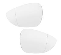 Door Wing Mirror Glass Left Right Side Mirror Glass For Fiesta 2008-2017 For B-Max 2012+ Rear View Stick On Self Adhesive Convex(Left Right)