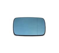 Door Wing Mirror Glass Replacement For BMW E46 Blue Left Right Side Car Glass Heated Rearview Mirror 1998-2006 Wing Mirror Glass(Right)