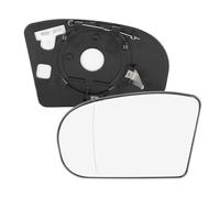 Door Wing Mirror Glass Side Rearview Heated Mirror Glass For Benz C230 E500 E320 E55 For AMG 03-06 With Backing Plate(Left)
