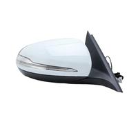 Door Wing Mirror Rearview Mirror Assembly White Left-Hand Drive Model Door Side Mirror Car Accessories For Benz C-Class W205 15-20(1pc left)