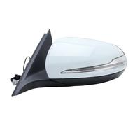 Door Wing Mirror Side Mirror Assembly For Mercedes For Benz For C-Class W205 2015-2020 White Left-Hand Drive Model Side Mirrors 18 Wire Car Accessories(Left)