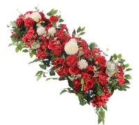 Door Wreath 1 Set Artificial Flower Decorative Minimalist Fresh-Keeping Add Romantic Touch Simulation Flower Wedding Supplies Simulation Artificial Wreath