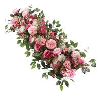 Door Wreath 1 Set Artificial Flower Decorative Minimalist Fresh-Keeping Add Romantic Touch Simulation Flower Wedding Supplies Fake Flower Artificial Wreath