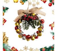 Door Wreath - Artificial Pine Green Wreath | Large Christmas Door Wreath | Festive Christmas Wreath Christmas Decorations with Bows | Christmas Wreaths for the Front Door | Christmas Door Wreath