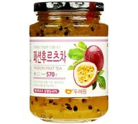 Dooraeone Traditional Korean Passion Fruit Tea 570g - Passion Fruit Tea Jar, Sweet Fruit Spread for Hot & Cold Drinks, Korean Tea