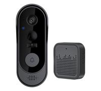 doorbeII Camera - Wireless Video Monitor, Resilient Synthetic Accessory Housing Unit | for Cloud Storage Two-Way Talk Motion Sensor Indoor Outdoor Remote Work Visitor Alerts Late-Night App