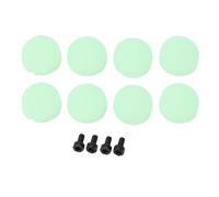 Doorbell Button Replacement for Doorbell Pro | 8pcs Silicone Buttons with 4 Screws | Responsive & Sturdy Repair Kit for Video Doorbell (Green)