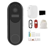 Doorbell Camera, 2k HD Smart Wireless Doorbell, 1:1 Head to Toe with 360° View Two Way Talk, Night Vision Function, Battery Life 5-8 Months Waterproof Durable