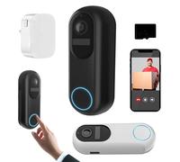 Doorbell Camera, Real-Time Notifications, Smart Home Security, Motion Detection, 360° View, 120-Day Battery Life, Two-Way Talk, IP65 Weatherproof, 64GB Included
