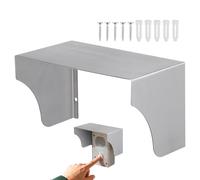 Doorbell Cover - Stainless Steel Protective Case, Waterproof Security Shield | Heavy-Duty -Resistant Metal Design, Weatherproof Guard For Outdoor Keypad Card Reader Charging Pad Home Entryway
